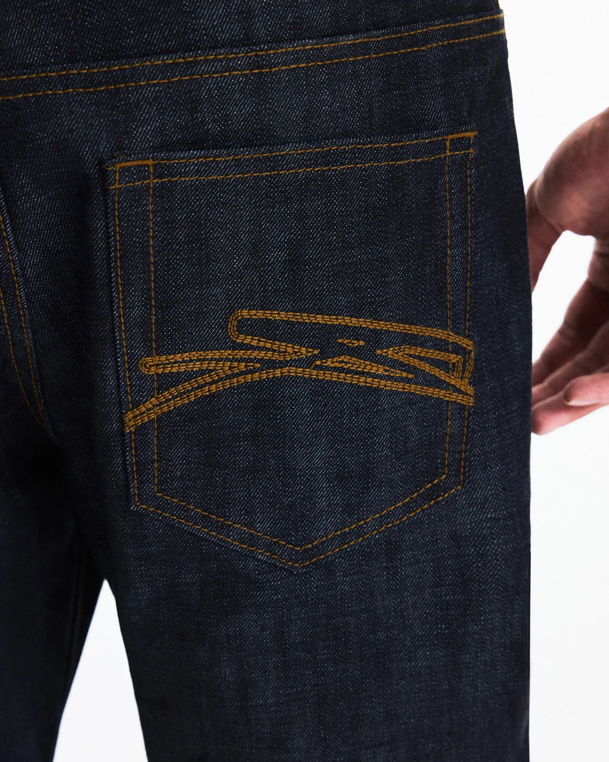 Peoplesense Red Selvedge Raw Denim Jeans