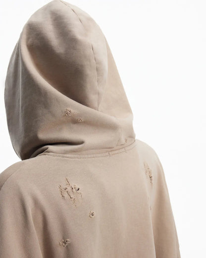 Peoplesense Fitted Contrast Print Short Hoodie