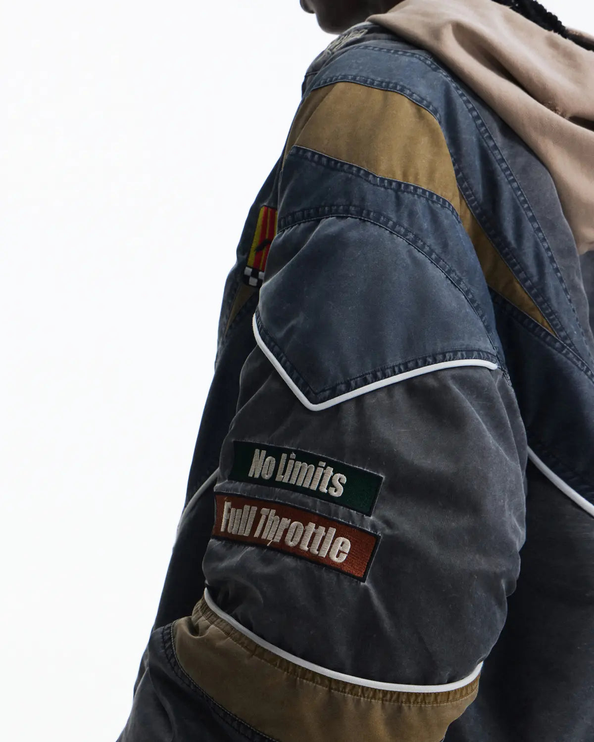 Peoplesense Racing Embellished Embroidered Bomber Jacket