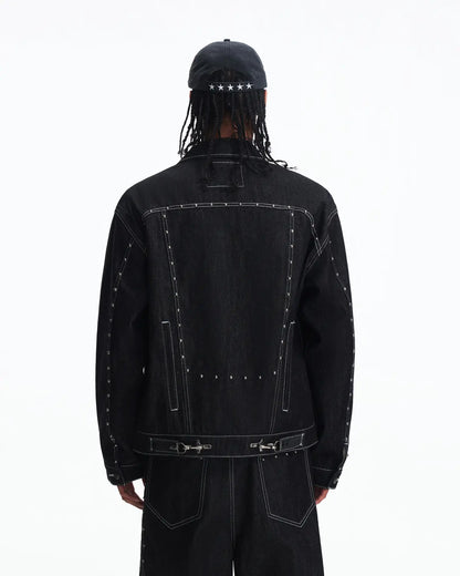 Peoplesense Fireman Clasp Raw Denim Jacket