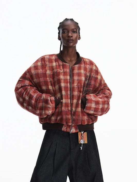 Peoplesense Reversible Crinkled Leather Jacket