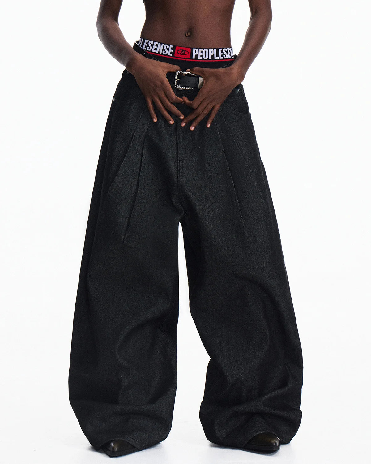 Peoplesense Cone Raw Denim Curved Jeans