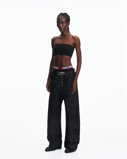 Peoplesense 5-Button Fly Red Selvedge Raw Denim Jeans