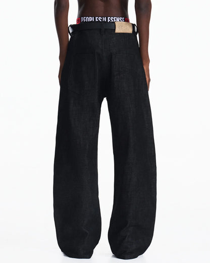 Peoplesense 5-Button Fly Red Selvedge Raw Denim Jeans