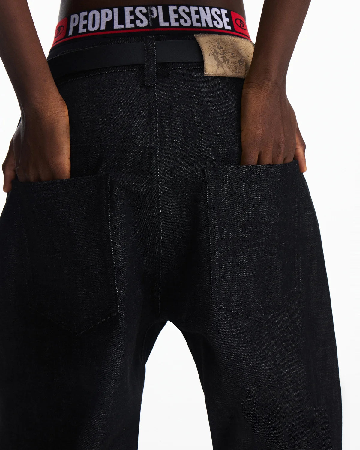 Peoplesense 5-Button Fly Red Selvedge Raw Denim Jeans