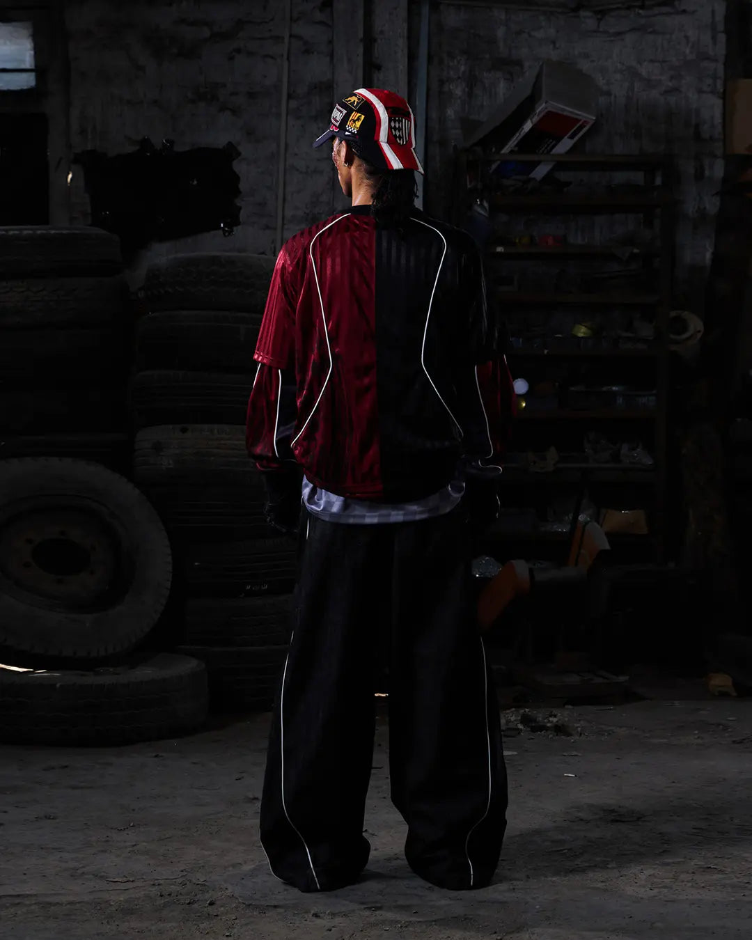 Peoplesense Two-in-One Striped Football Long Sleeve Tee