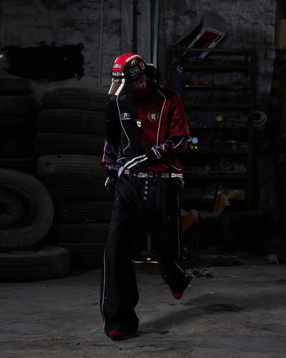 Peoplesense Two-in-One Striped Football Long Sleeve Tee