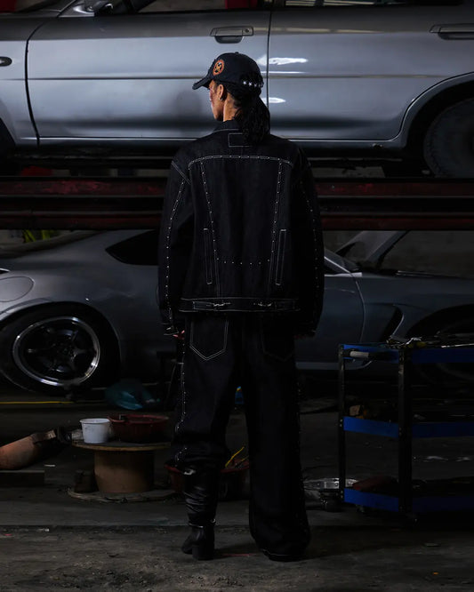 Peoplesense Fireman Clasp Raw Denim Jacket