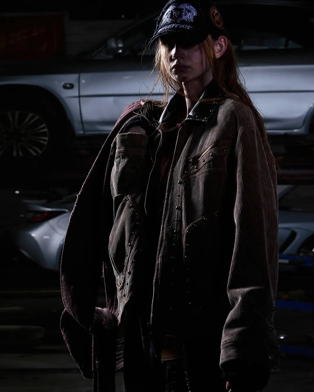 Peoplesense Gothic Cap Featuring Raised Embroidery