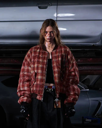 Peoplesense Reversible Crinkled Leather Jacket