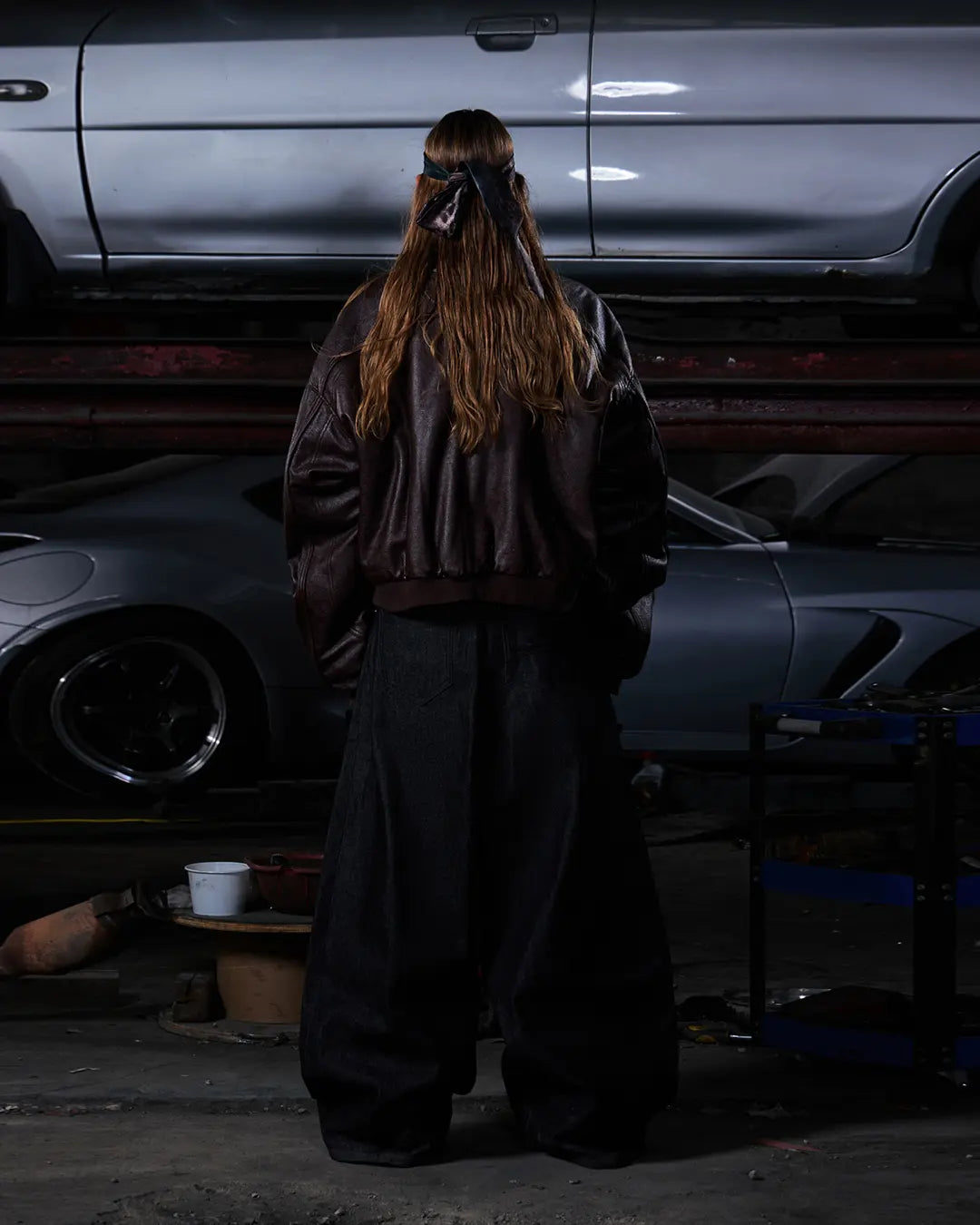 Peoplesense Reversible Crinkled Leather Jacket