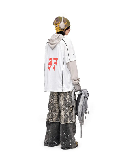 Paint Splash Baggy Cargo Pant