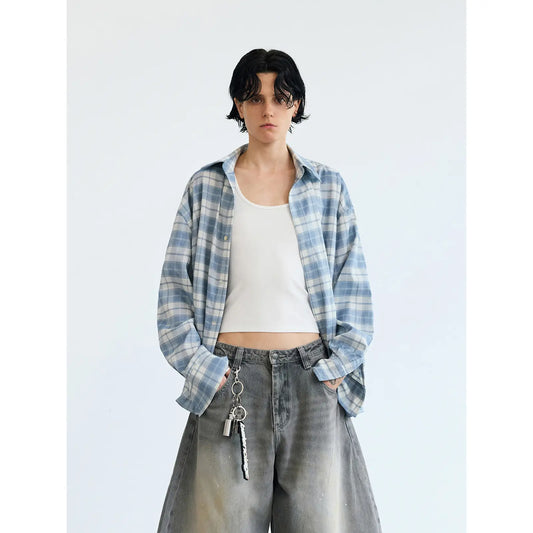 Peoplesense Serene Stripe & Gingham Overshirt