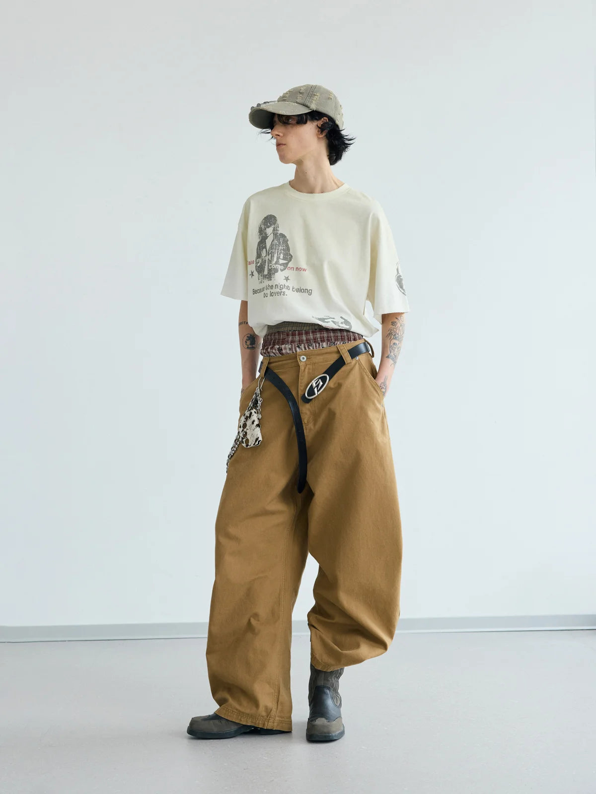Peoplesense 'Love' Vintage Print T-shirt
