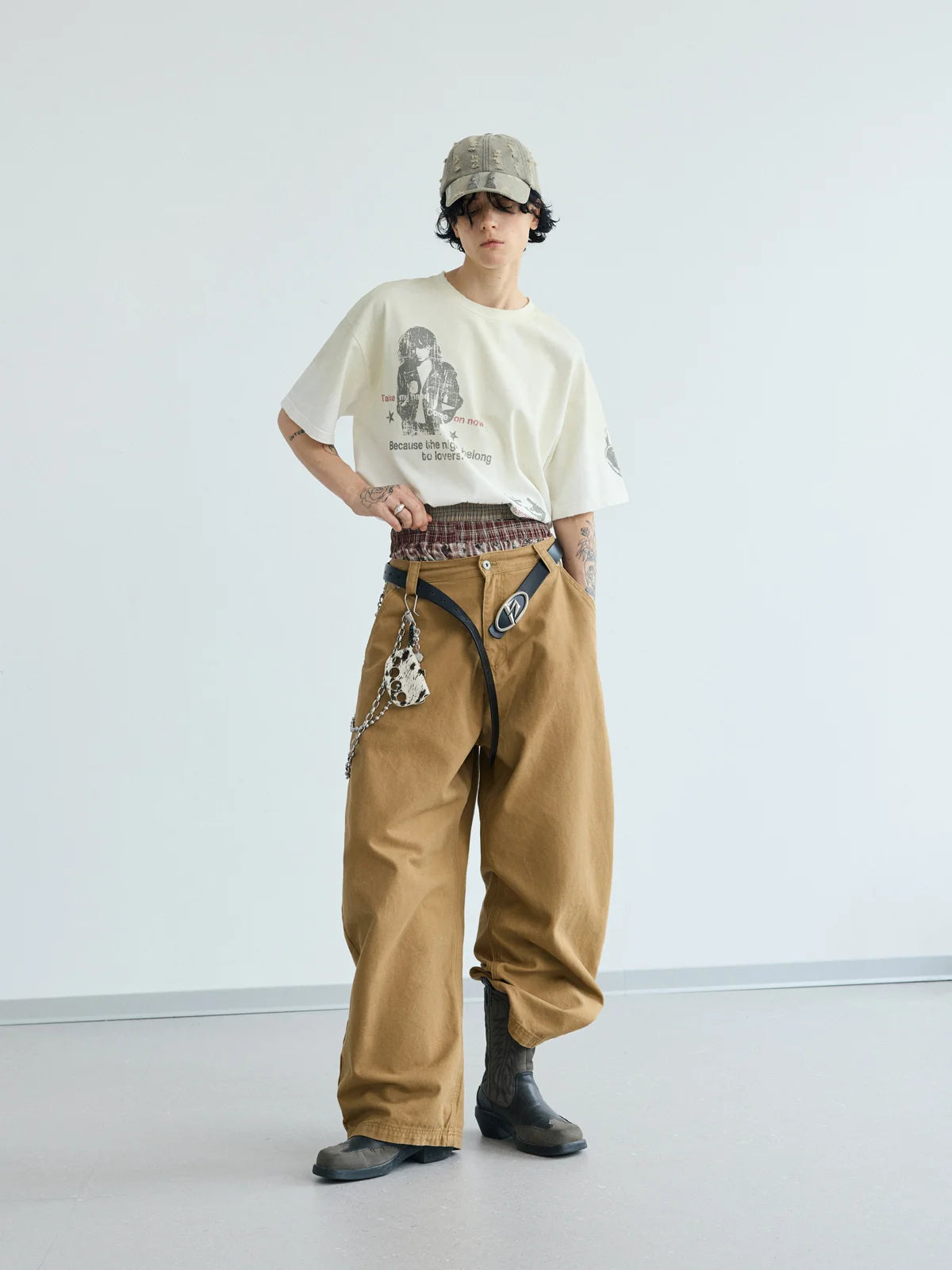 Peoplesense 'Love' Vintage Print T-shirt