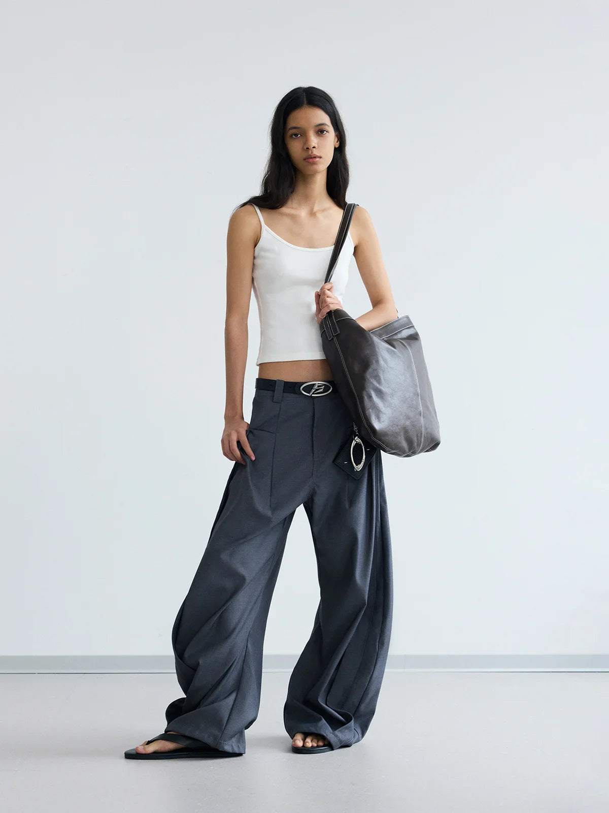Peoplesense Balloon Pleated Trousers