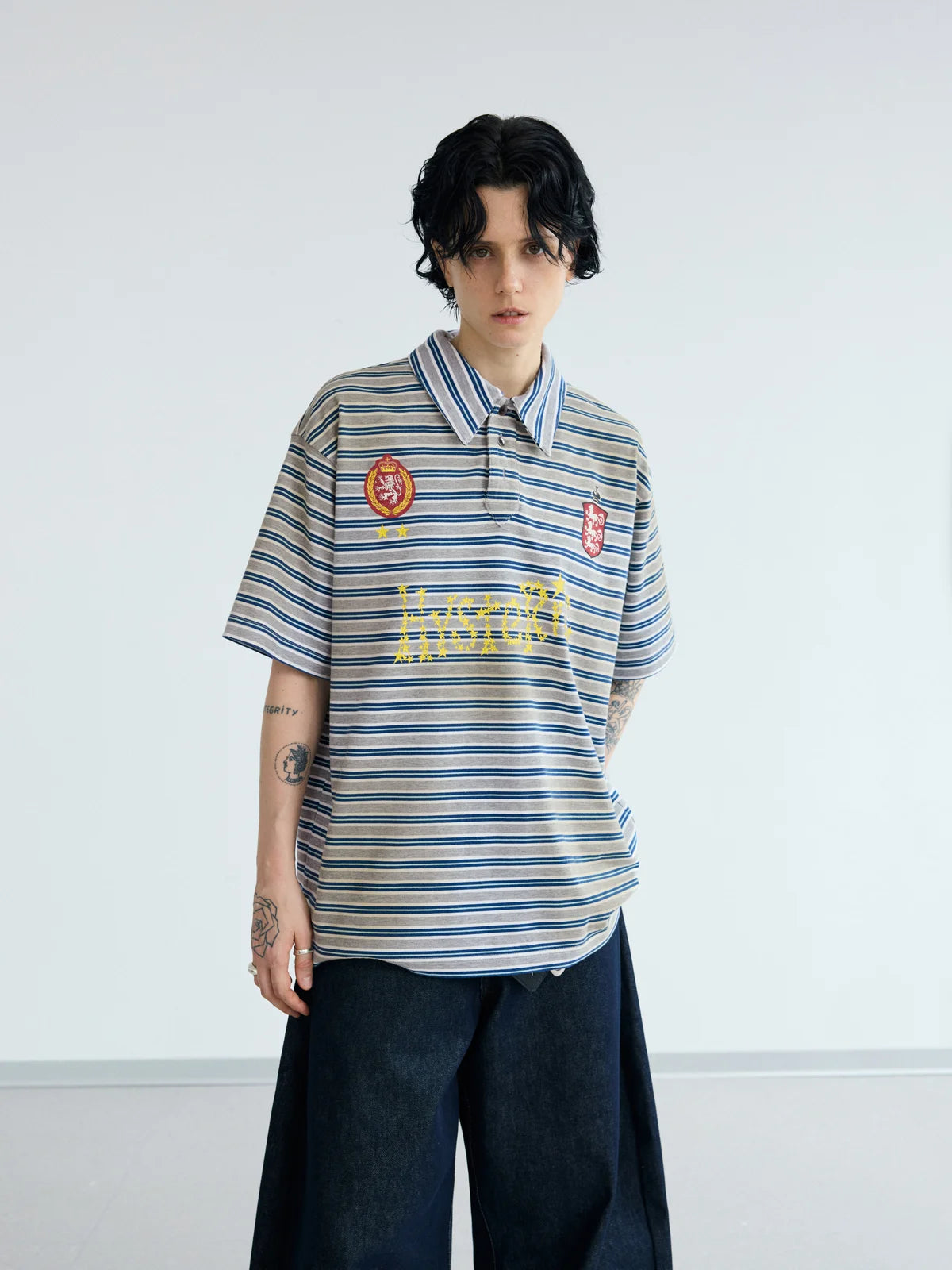 Peoplesense Dirty Washed Retro  Polo