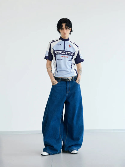 Peoplesense Slim Fit Cycling Jersey