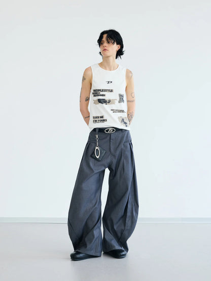 Peoplesense Balloon Pleated Trousers