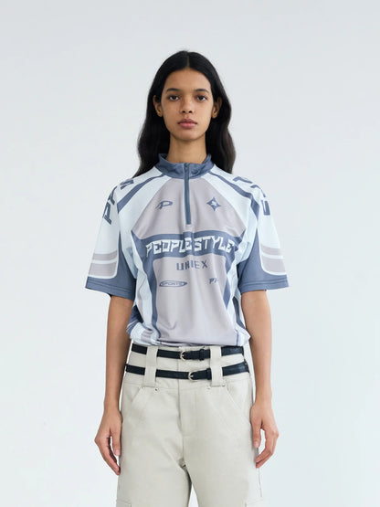 Peoplesense Slim Fit Cycling Jersey