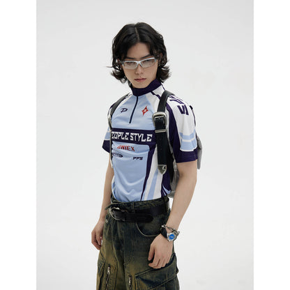 PeopleStyle Slim Fit Cycling Jersey