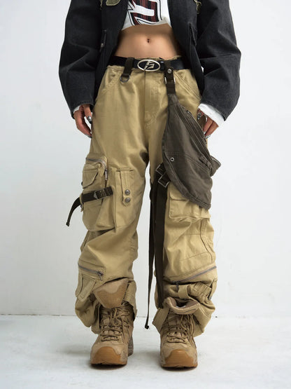 PeopleStyle Detachable Multi Pocket Cargo Pants