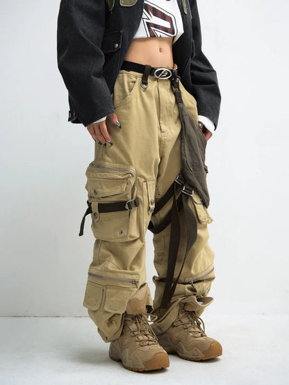 PeopleStyle Detachable Multi Pocket Cargo Pants