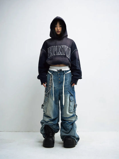 Peoplesense Detachable Embroidered Hoodie
