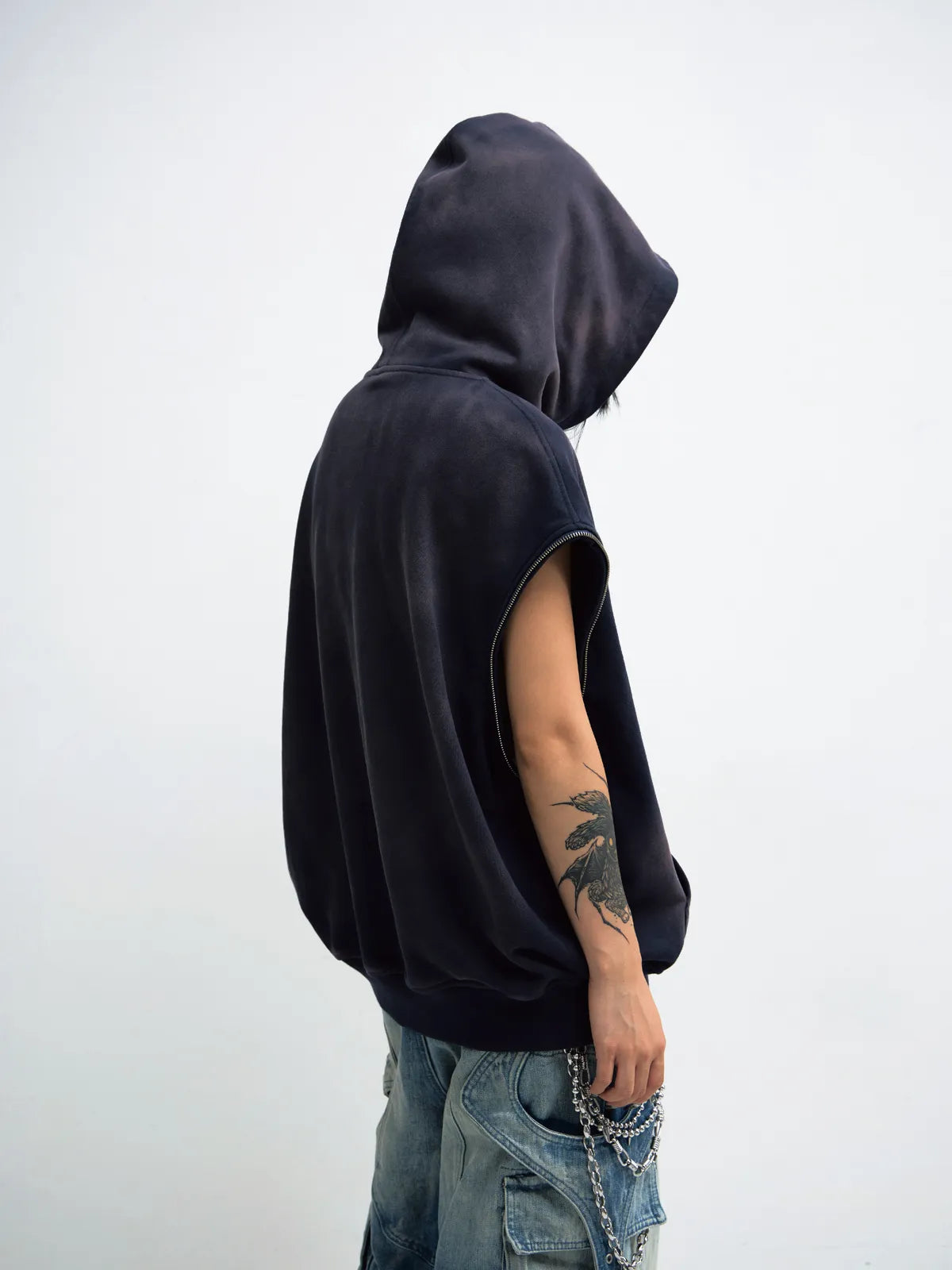 Peoplesense Detachable Embroidered Hoodie