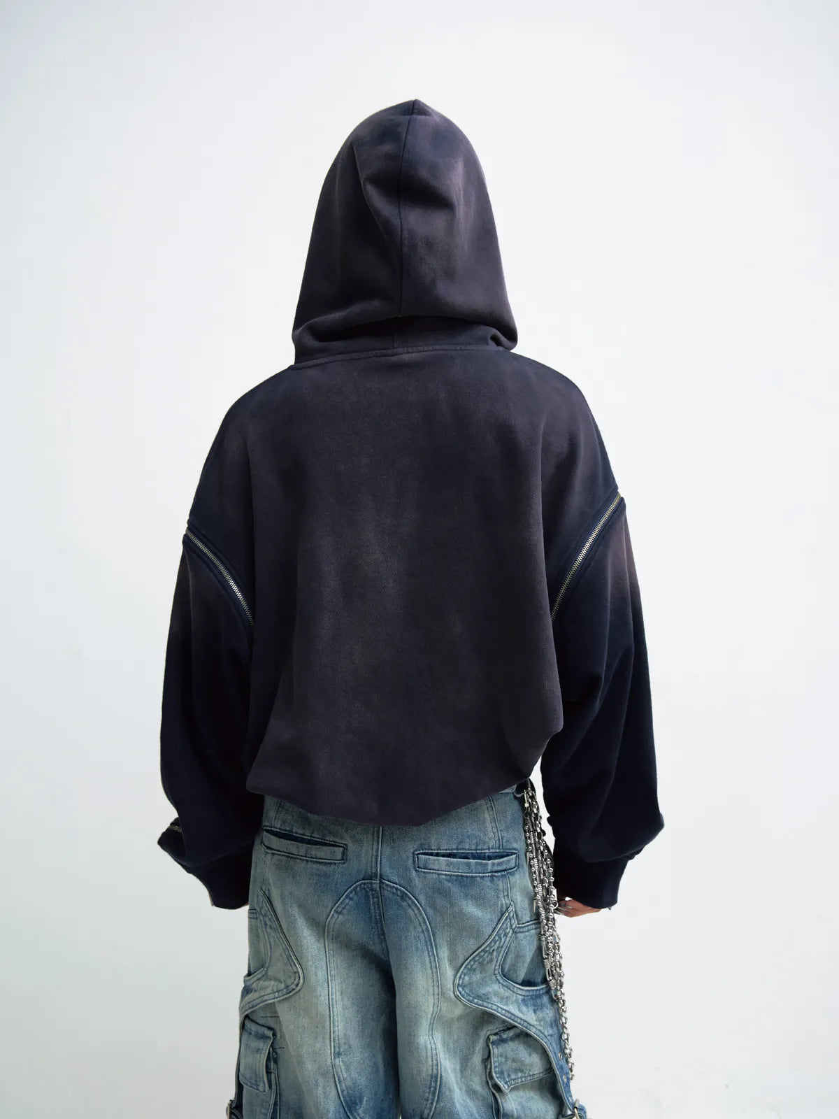 Peoplesense Detachable Embroidered Hoodie