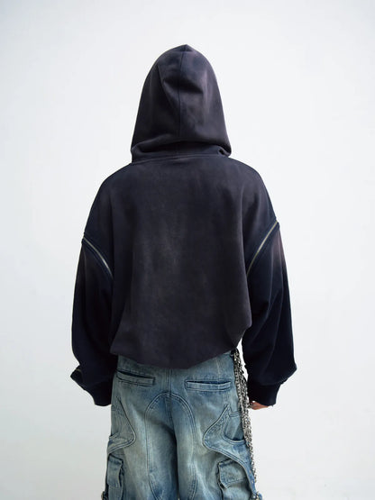 Peoplesense Detachable Embroidered Hoodie