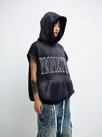 Peoplesense Detachable Embroidered Hoodie