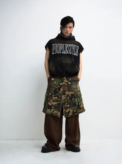 Peoplesense Detachable Embroidered Hoodie