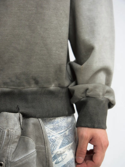 PeopleStyle Dirty Dyed Distressed Washed Polo Shirt