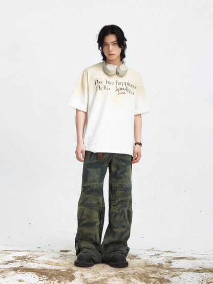 PeopleStyle Gradient Vintage Oversized Tee