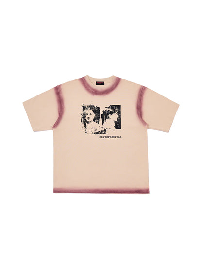 Peoplesense ‘Millions of you‘ Vintage Hand spray-painted T-shirt