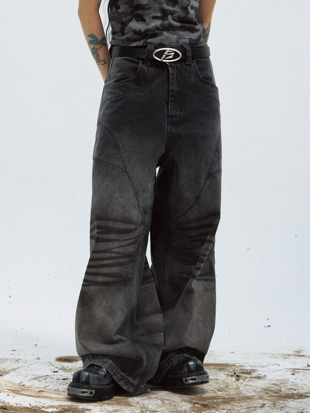PeopleStyle Matte Silver Plated Belt