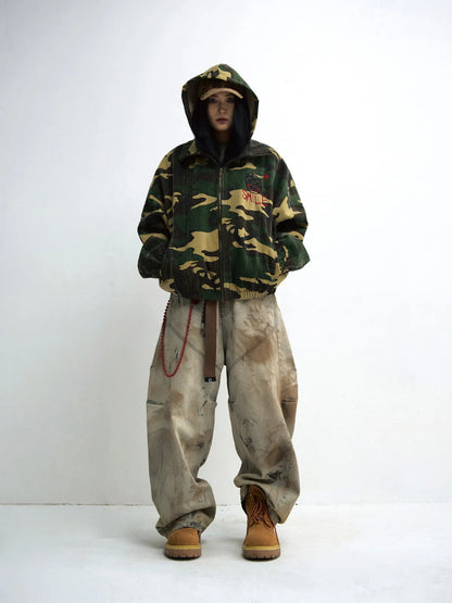 Peoplesense Mud Dye Oversized Scimitar Pants
