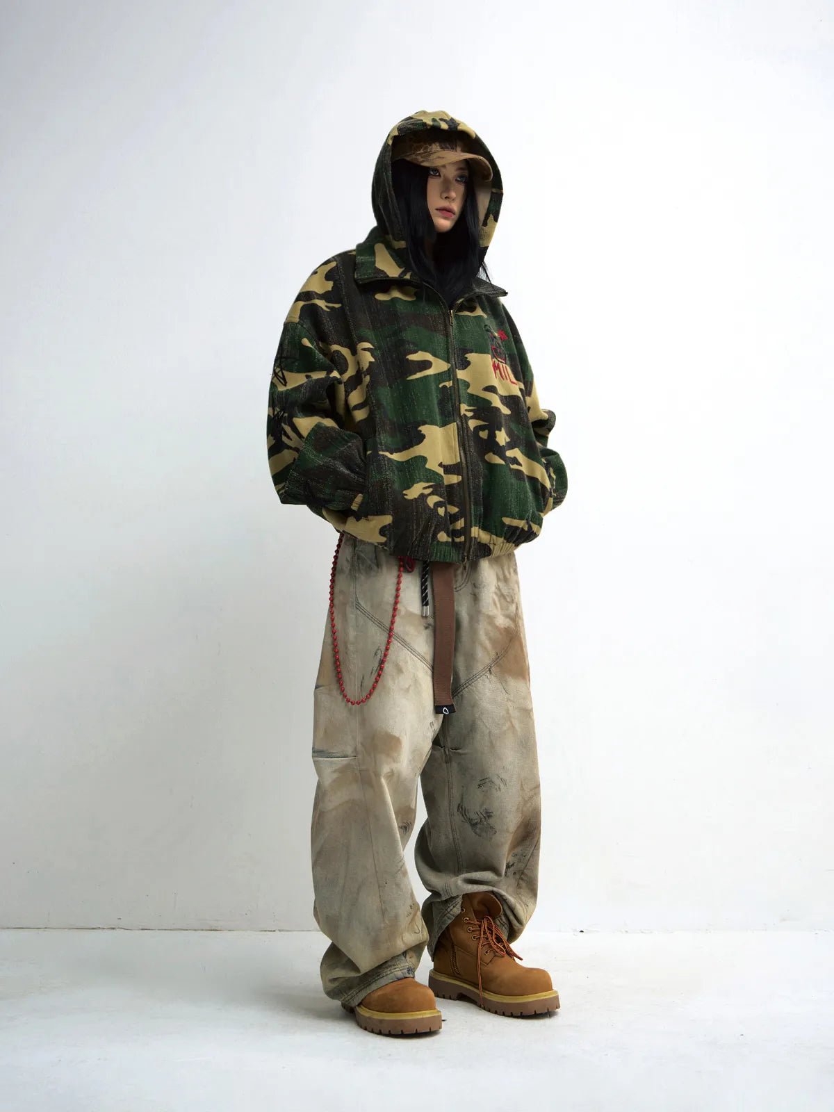 Peoplesense Mud Dye Oversized Scimitar Pants