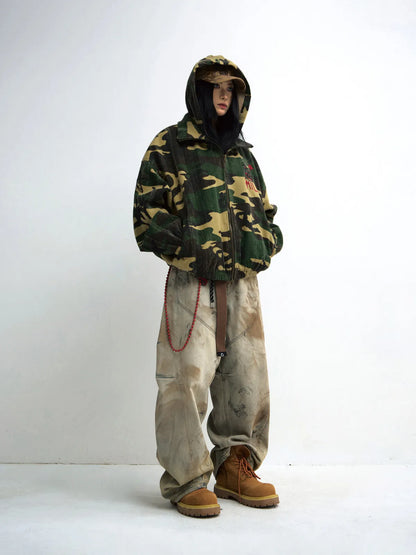 Peoplesense Mud Dye Oversized Scimitar Pants
