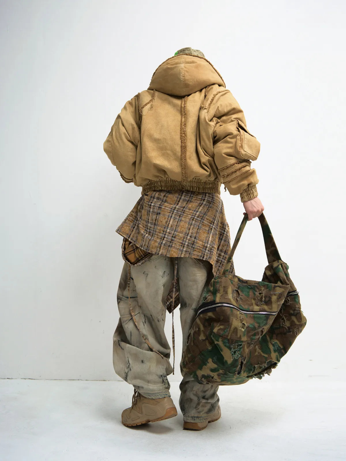 Peoplesense Mud Dye Oversized Scimitar Pants