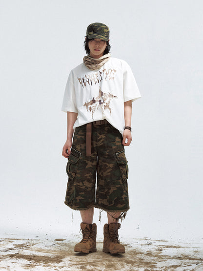 PeopleStyle Camo Baggy Cargo Jorts