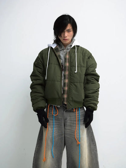 PeopleStyle Reversible Checked Cotton Jacket