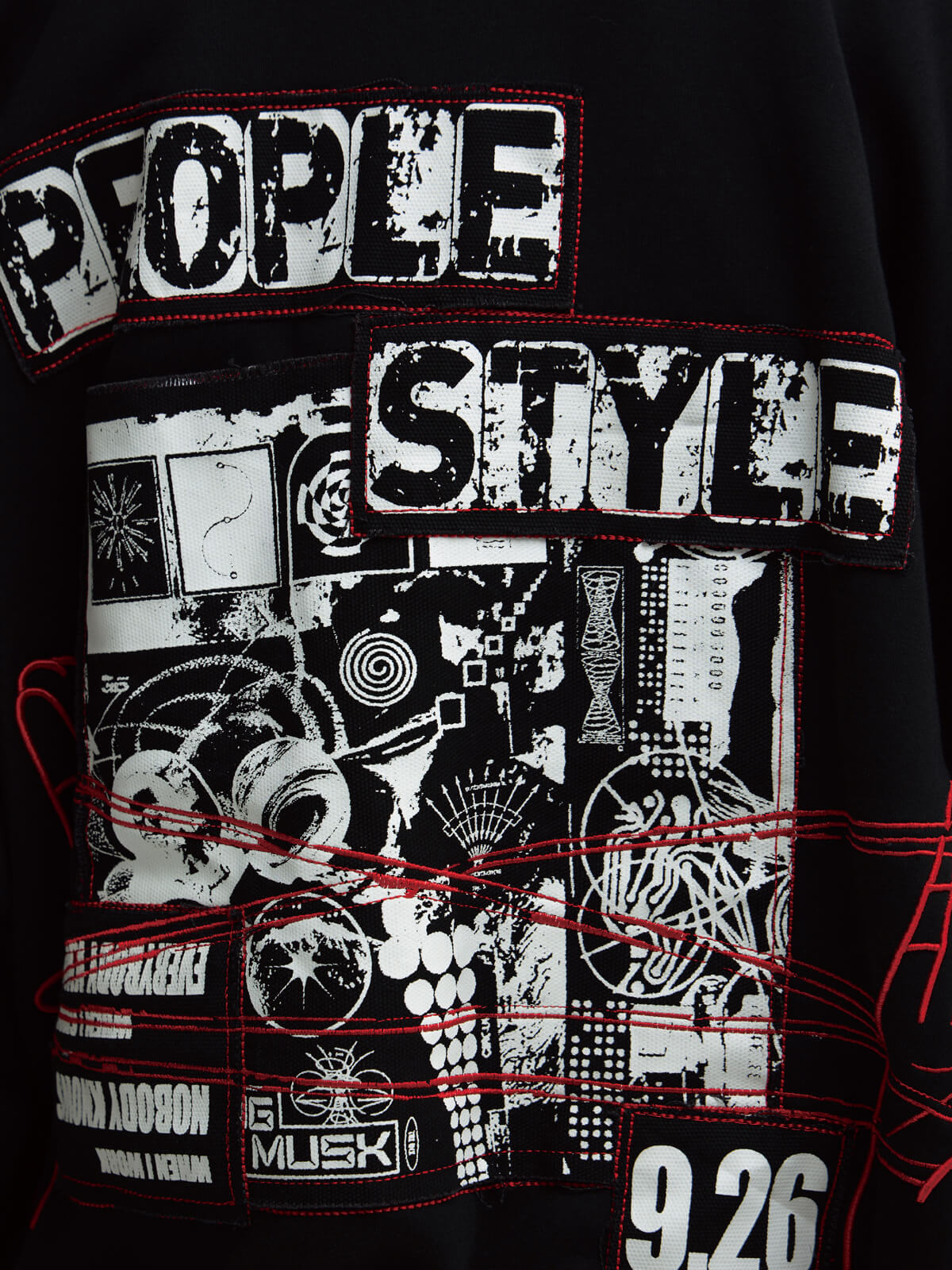  Embroidered Oversized Hoodie